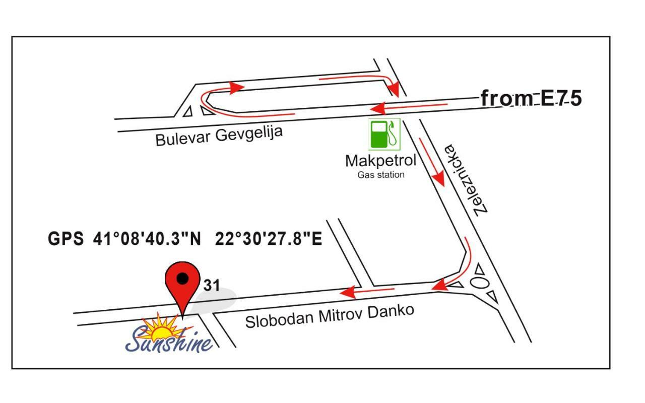 Sunshine Hotel Gevgelija Exterior photo